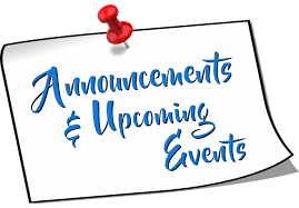 Announcements Announcements