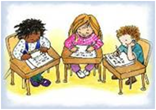 kids writing 