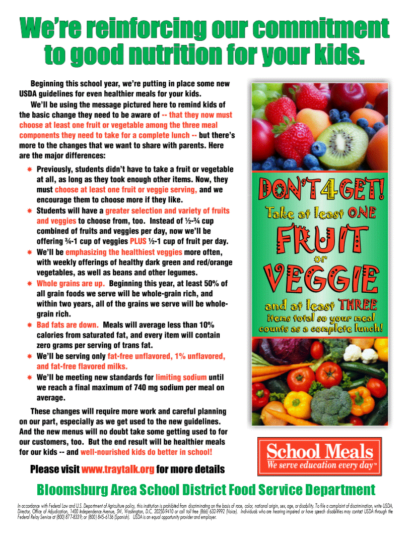 Nutrition Regs 